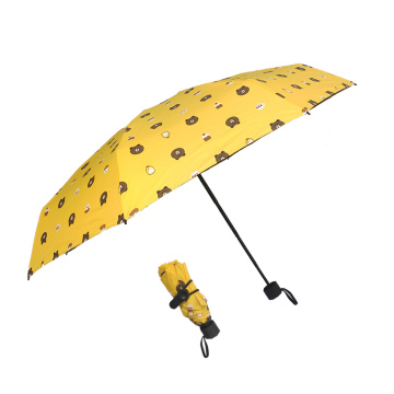 5 fois 8RIBS Super minuscule parapluie de Sunshade Mini Capsule de poche avec des impressions de conception de logo personnalisées